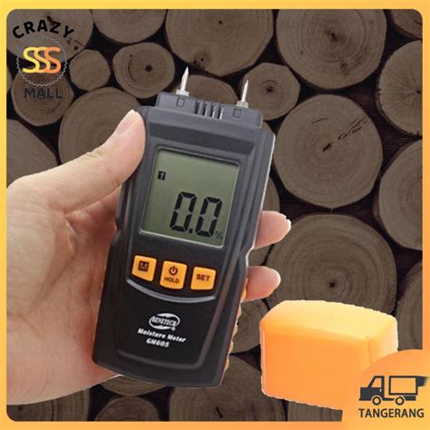 GM605Humidity Tester Digital Moisture Meter Untuk Air Kayu Alat Ukur