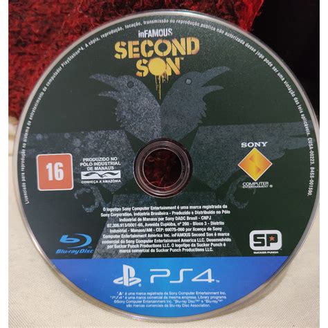 Jogo Infamous Second Son P S M Dia F Sica Shopee Brasil