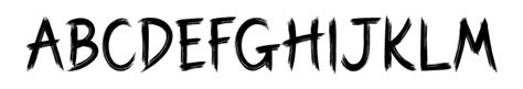 Drago Brush Font Decorativedisplay Decorative What Font Is