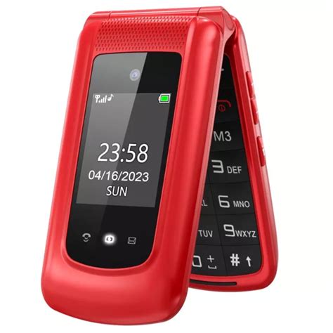 GSM TÉLÉPHONE PORTABLE pour Personnes âgées Flip Téléphones cellulaires