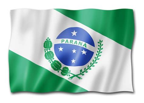 Bandeira Do Estado Do Paraná Brasil Foto Premium