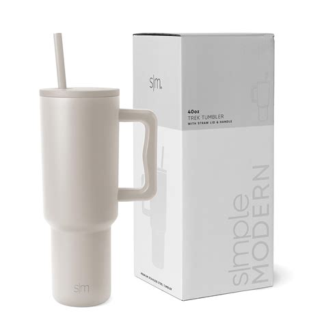Simple Modern 40 oz Tumbler with Handle and Straw Lid | Insulated Cup