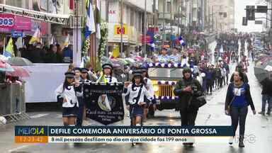 Meio Dia Paran Ponta Grossa Ponta Grossa Completa Anos