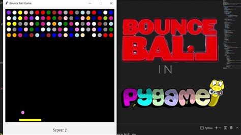 Python Game Development For Beginners Bounce Ball Built With Pygame
