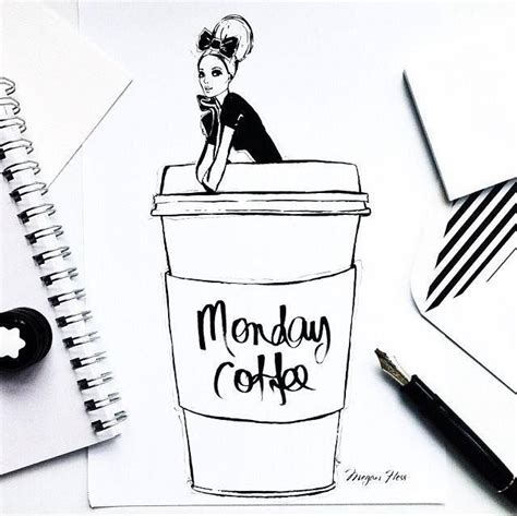 Monday Illustration By Megan Hess Planner Ideas Megan Hess