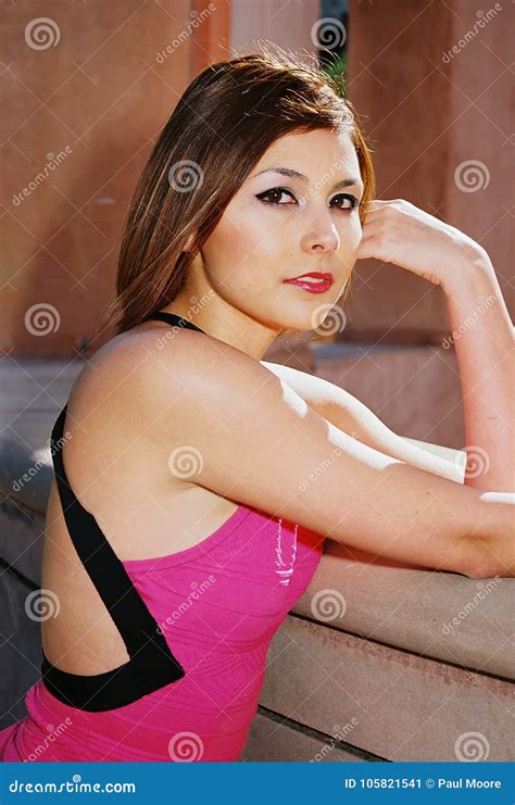 Lovely Brunette Girl Stock Image Image Of Woman Lovely