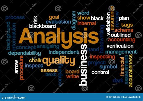 word cloud  analysis concept stock illustration illustration  information analysis
