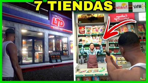 Donde Encontrar TIENDAS Para ROBAR En GTA 5 Ubicaciones De TIENDAS