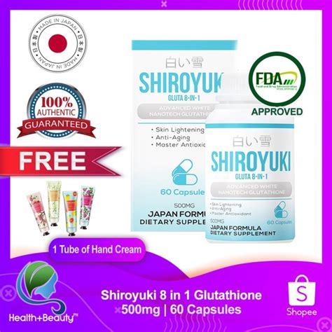 Japan Shiroyuki In Advance White Nanotech Glutathione Nac Ala