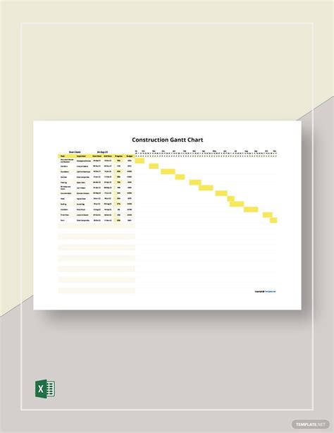 Free Excel Gantt Chart Template Of Free Gantt Chart Template For Excel Hot Sex Picture