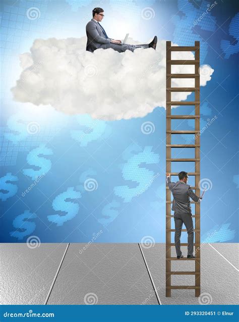 Concept of Mentorship in Business and Career Progression Stock Image