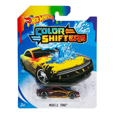 Hot Wheels Color Shifters Zmieniaj Cy Kolor Muscle Tone Bhr