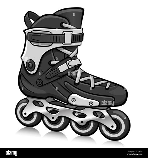 Cartoon Roller Skates Cut Out Stock Images And Pictures Alamy