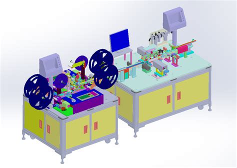 【非标数模】ffc自动ccd检测双侧包装机3d模型图纸 Solidworks设计 附igssolidworks 仿真秀干货文章