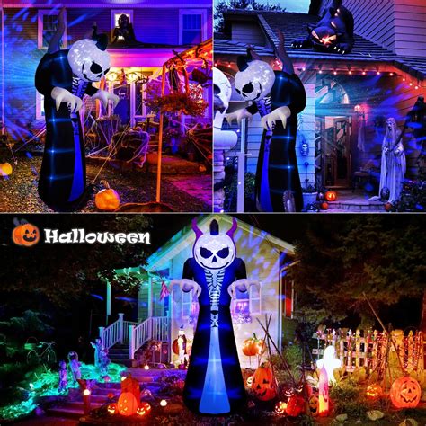 You Can Get A Foot Inflatable Pumpkin Grim Reaper To Put In Your