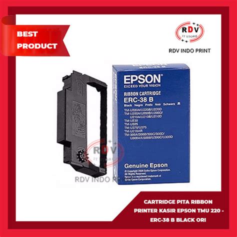 Jual Cartridge Pita Ribbon Printer Kasir Epson Tmu Erc B Black