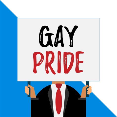 Escritura Conceptual A Mano Mostrando El Orgullo Gay Foto De Negocios Que Muestra La Dignidad De