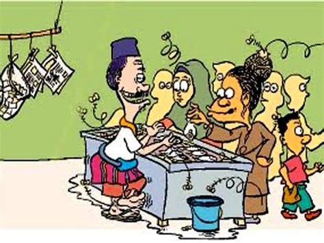 30 Gambar Kartun Orang Jual Beli Inspirasi Spesial