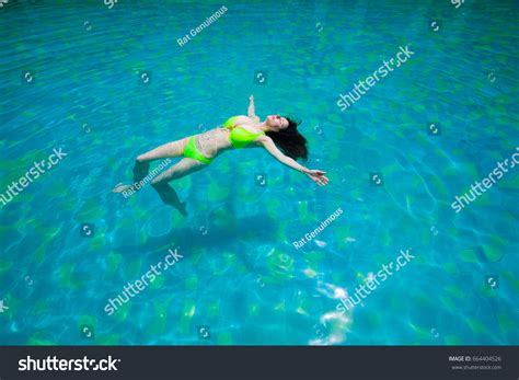 Beautiful Sexy Woman Has Yellow Bikini Stock Photo Shutterstock