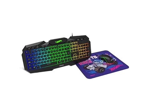 Zestaw KROM klawiatura mysz i podkładka pod mysz edycja Hot Wheels KUSTOM NXKROMKUSTOMHW RGB