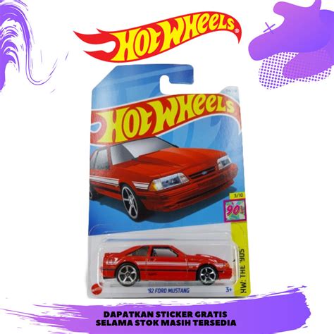 MERAH Hot Wheels Ford Mustang Red Strip HW The S Shopee Philippines