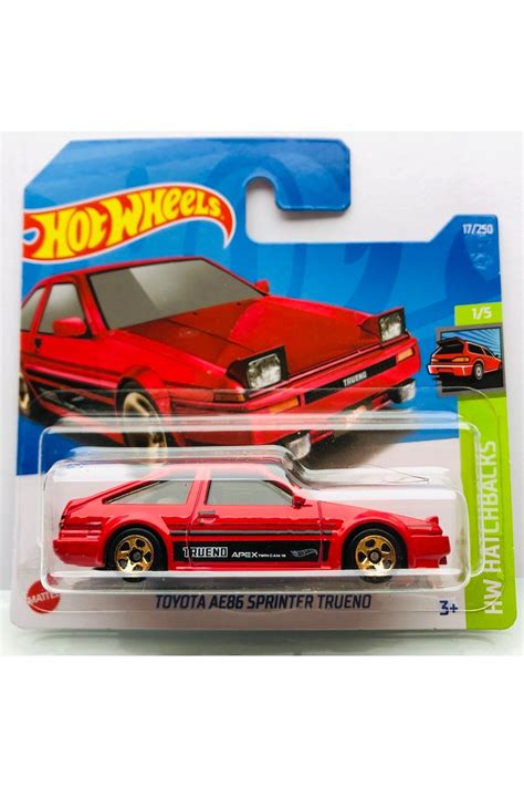 HOT WHEELS Toyota Ae86 Sprinter Trueno Red 1 64 Ölçek Hotwheels Marka 1 5 OnuAl Fiyat Arşivi