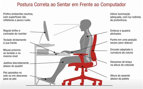 Qual A Posição Correta Do Pescoço No Computador - Postura correta ao sentar na frente do Computador - DICAS! | Curso de ...