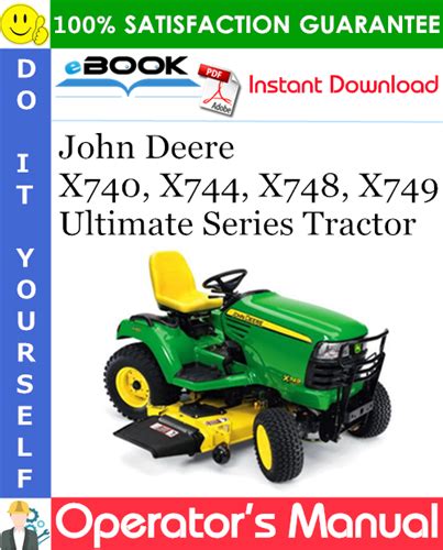 John Deere X X X X Ultimate Series Tractor Operators