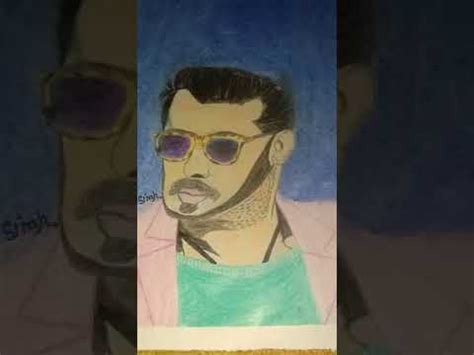 Amitabh Bachchan Shahrukh Khan And Salman Khan Drawings Youtube