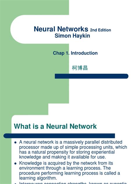 Neural Networks Basics | PDF | Artificial Neural Network | Nervous System