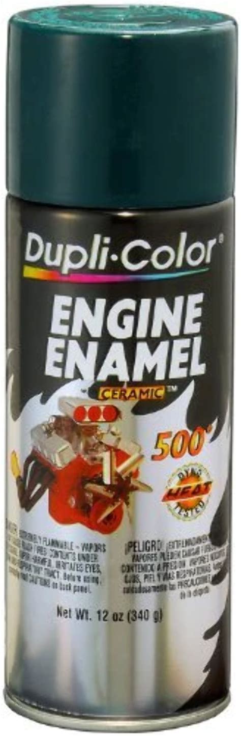 Dupli Color DE1644 Ceramic Racing Hunter Green Engine Paint 12 Oz