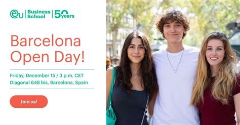 Eu Business School On Linkedin Eu Business School Open Day Barcelona