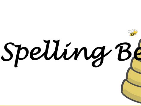 Spelling Bee Teaching Resources