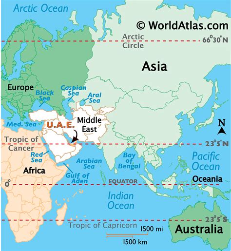 United Emirates Map Location