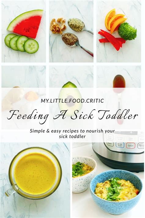 Feeding A Sick Toddler | Sick food, Food when sick, Sick toddler