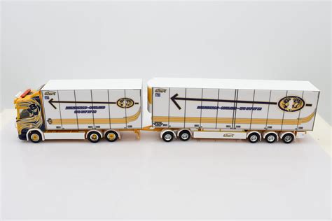 Herpa Modellino Camion Scala Scania Cr Hd Malmbergs Akeri