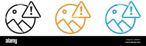 image error icon vector logo set collection  bundle pack group stock