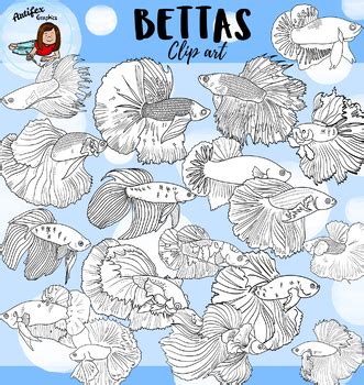 Betta Fish clipart by Artifex | TPT