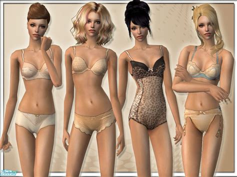 The Sims Resource Glory Lingerie Set
