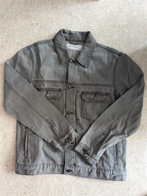 Topman Denim Jacket, Men's Fashion, Coats, Jackets and Outerwear on ...