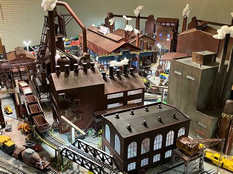 ho scale steel mill buildings model railroad layouts plansmodel