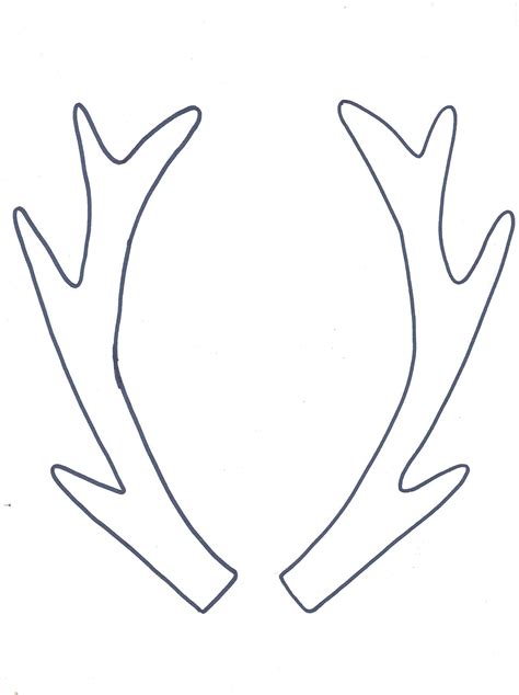 Reindeer Antlers Printable