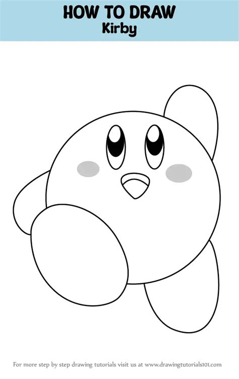 How To Draw Kirby Hello Kitty Step By Step Characters