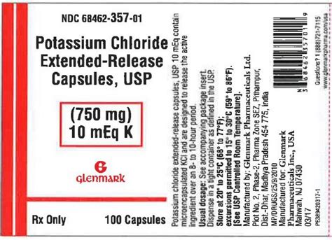 Recall Two Potassium Chloride Extended Release Drugs Miami Herald