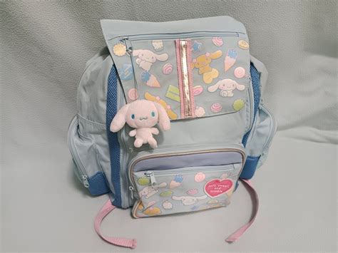 Sanrio Cinnamoroll Backpack Expandable School Outing Travel Kawaii