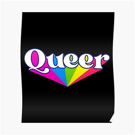 Retro Queer Pride Lgbtq Gay Lgbt Ally Rainbow Flag Vintage Poster For Sale By Thfloor
