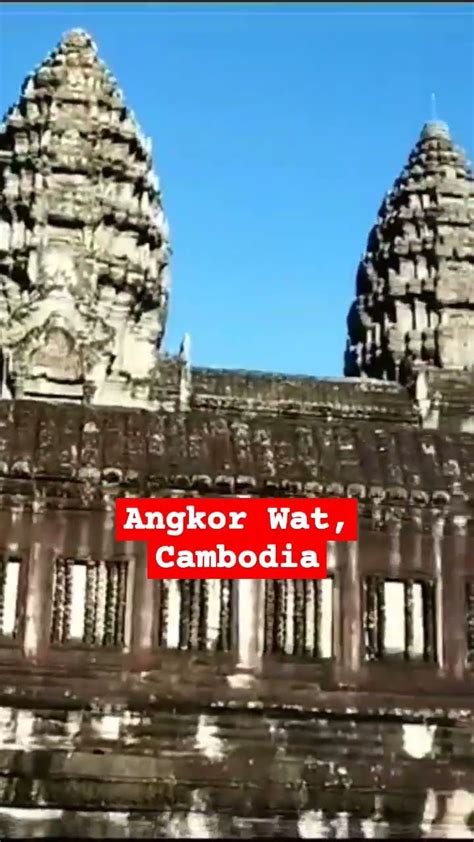 Angkor Wat Is A Hindu Buddhist Temple Complex In Cambodia YouTube