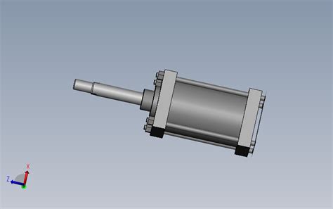 气缸cs1cq140 200 Solidworks 2009 模型图纸下载 懒石网