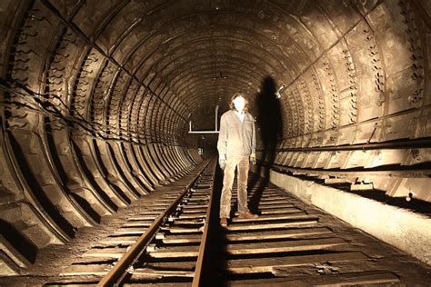 Abandoned subway tunnel 3 by Ssaash on DeviantArt