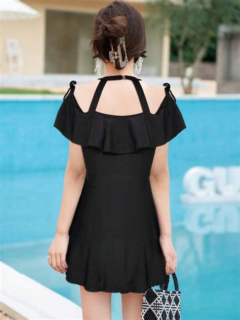 Solid Tie Side Bikini Swimsuit SHEIN USA